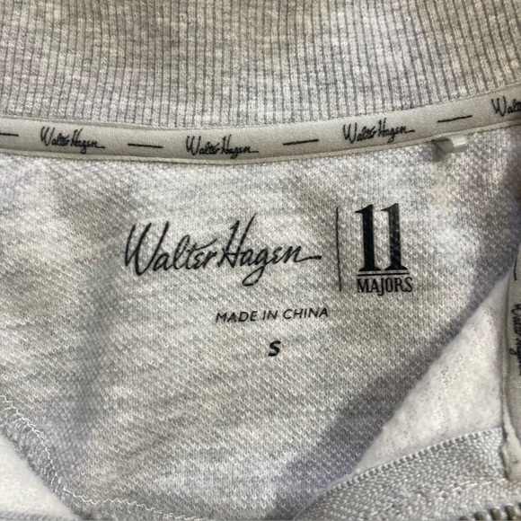 Walter Hagen Mens Gray 1/4 Zip Sweater. Cozy and warm. - Picture 4 of 8